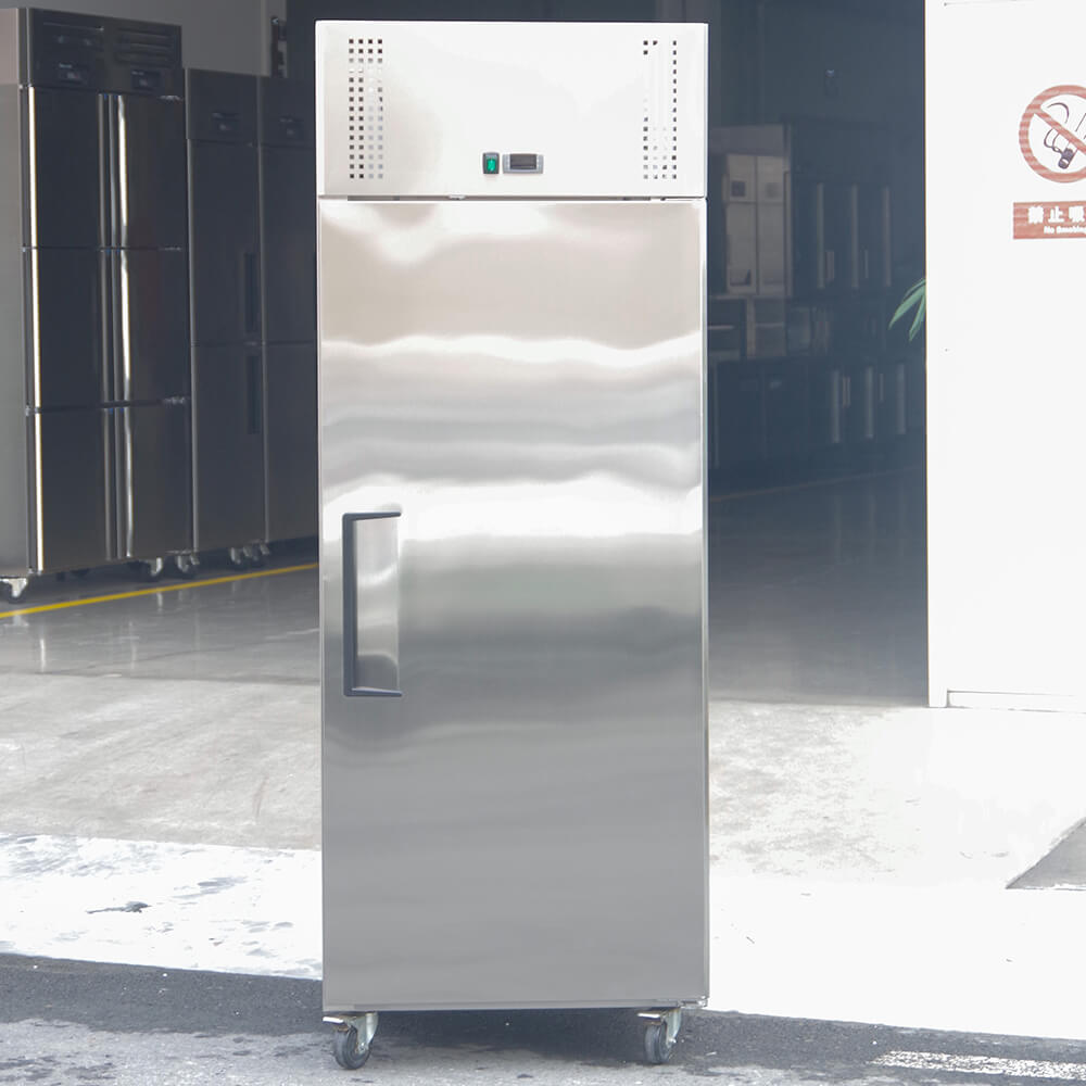 American style upright stainless steel freezer(Single Door Air Cooling)