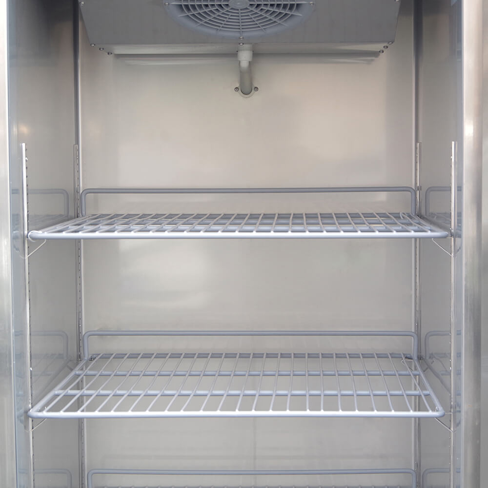 American style upright stainless steel freezer(Single Door Air Cooling)
