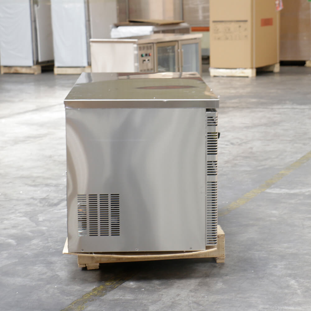 American style counter type glass door refrigerator(2 Doors Direct Cooling)