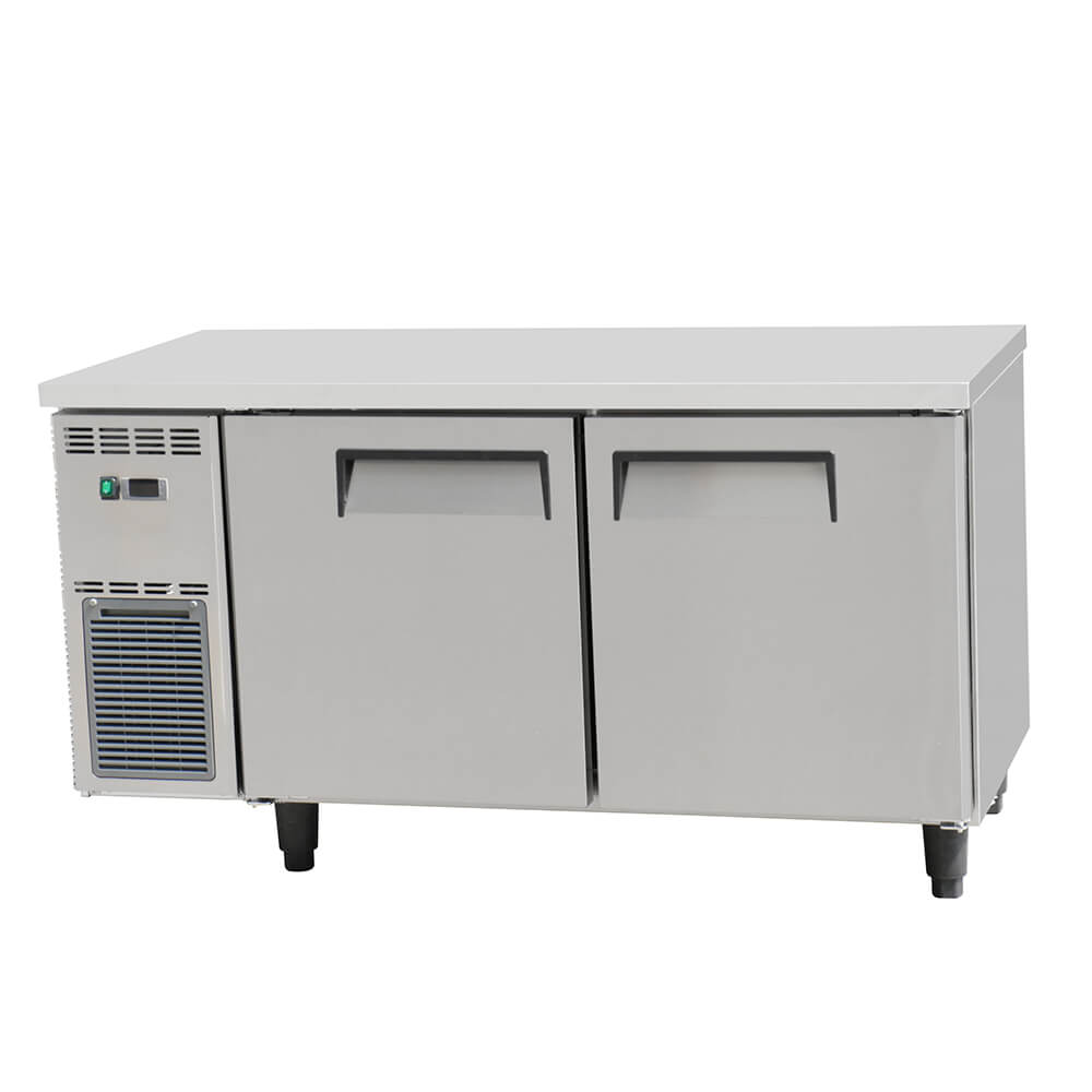 American style counter type stainless steel refrigerator(2 Doors Direct Cooling)