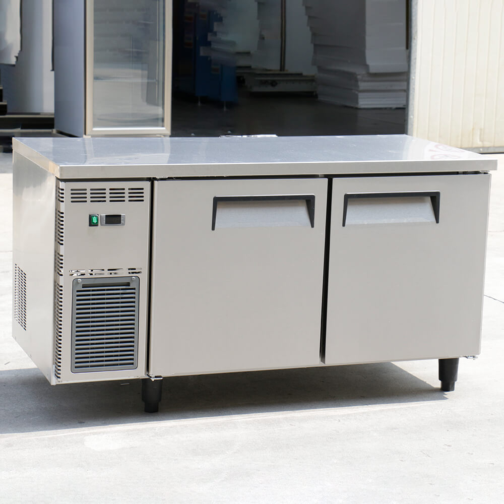 American style counter type stainless steel refrigerator(2 Doors Direct Cooling)