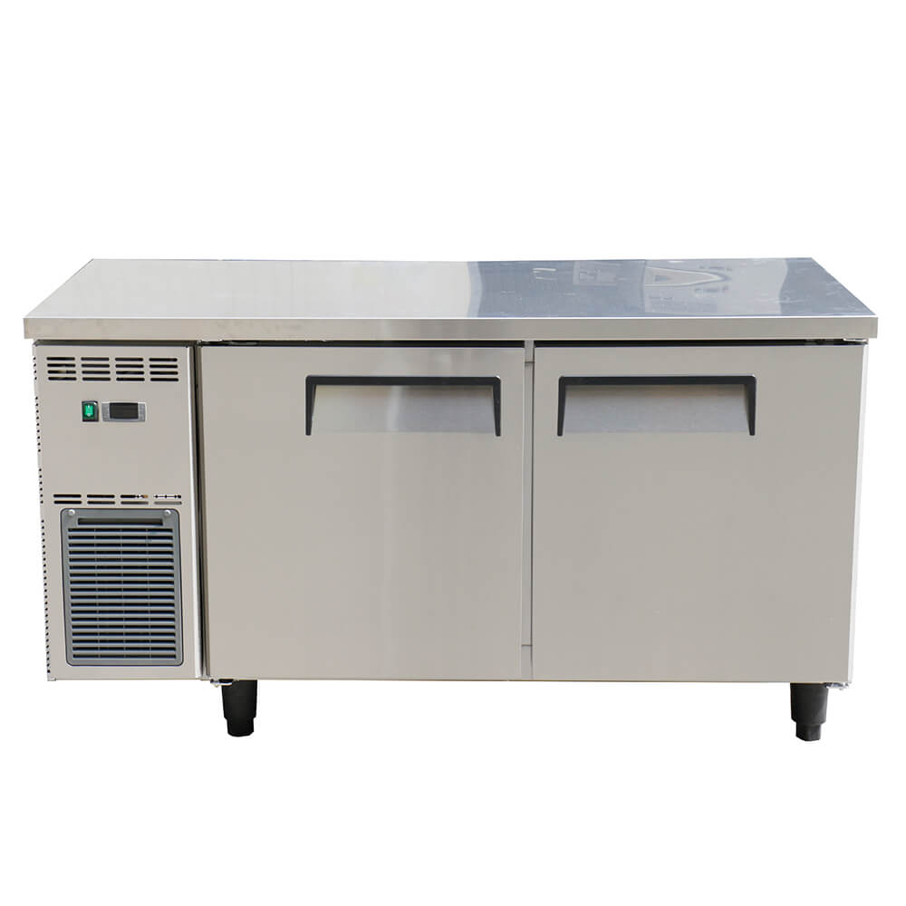 American style counter type stainless steel refrigerator(2 Doors Direct Cooling)