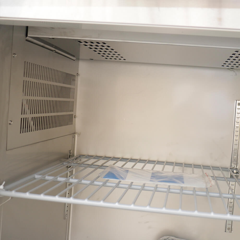 European style counter type glass door refrigerator(3 Doors Direct Cooling)