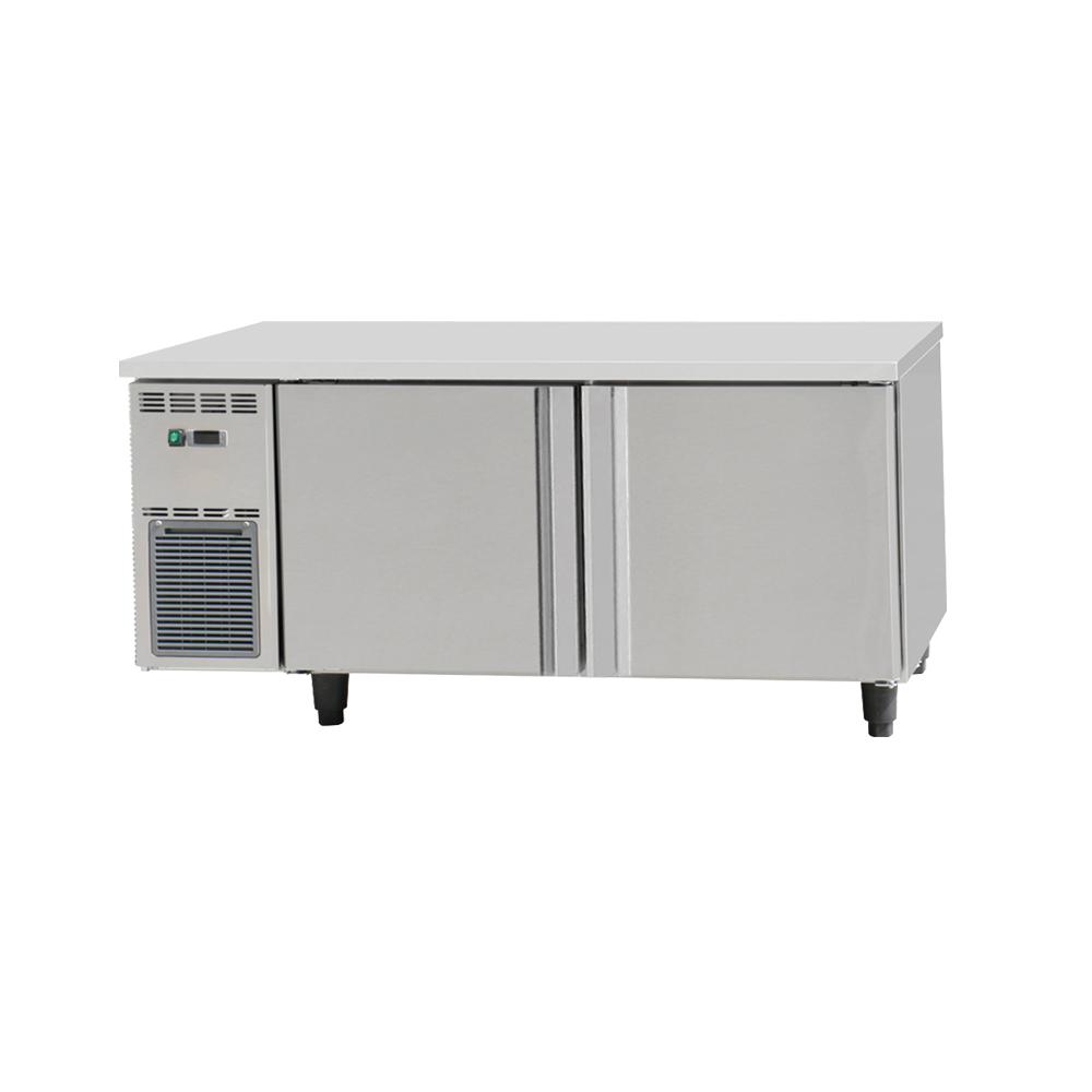 European style counter type stainless steel freezer(2 Doors Air Cooling)