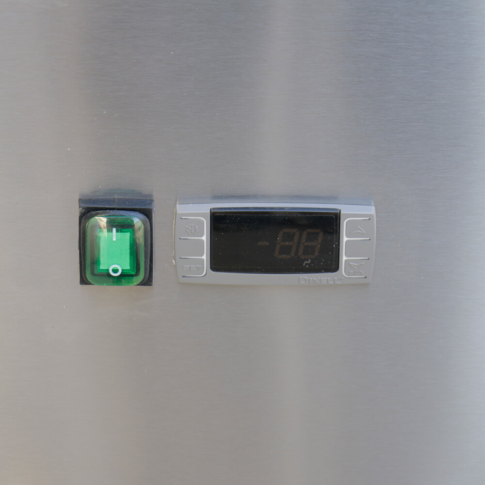 European style counter type stainless steel refrigerator(3 Doors Direct Cooling)